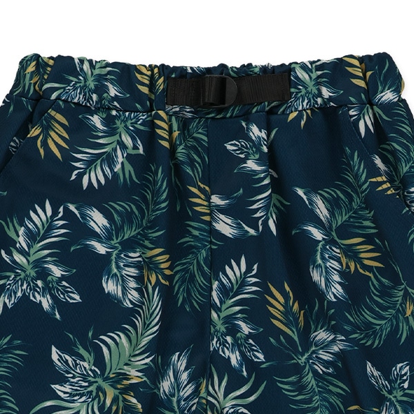 ブリスター幾何学柄・ボタニカル柄ハーフパンツ