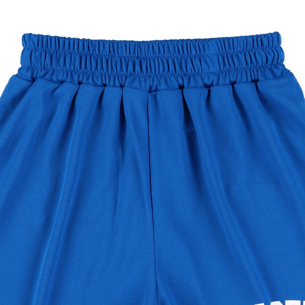 メッシュ裾ナンバーハーフパンツ
