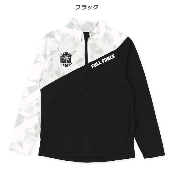 総柄切り替えラッシュガード