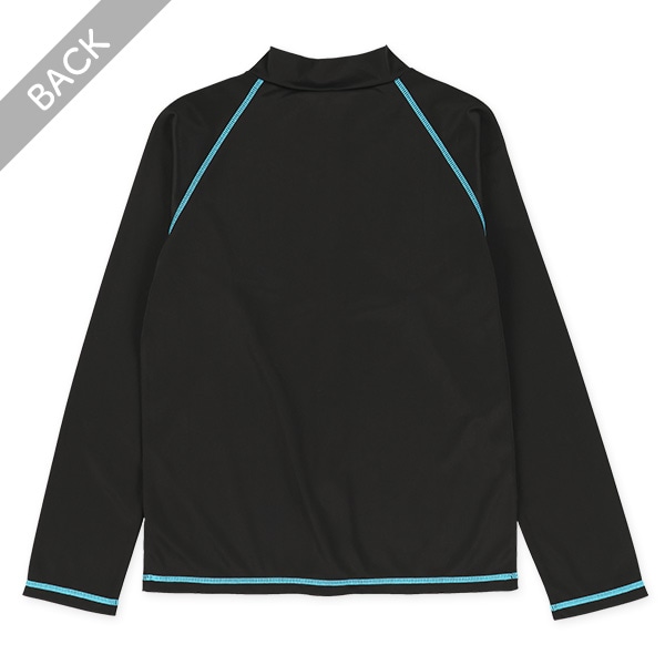 無地ラインラッシュガード