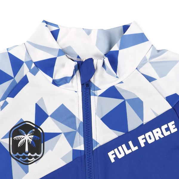 幾何学柄切り替えラッシュガード