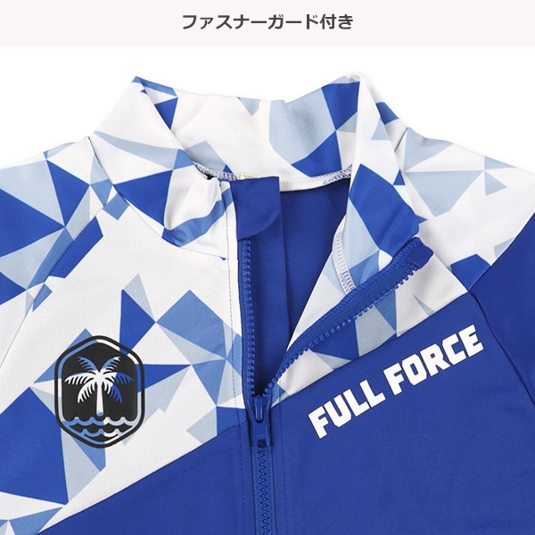 幾何学柄切り替えラッシュガード