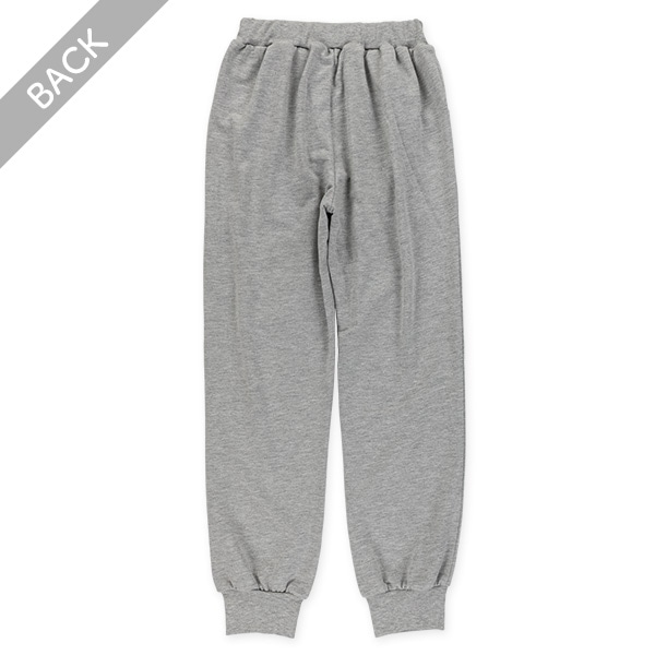 ミニ裏毛切り替えロゴパンツ