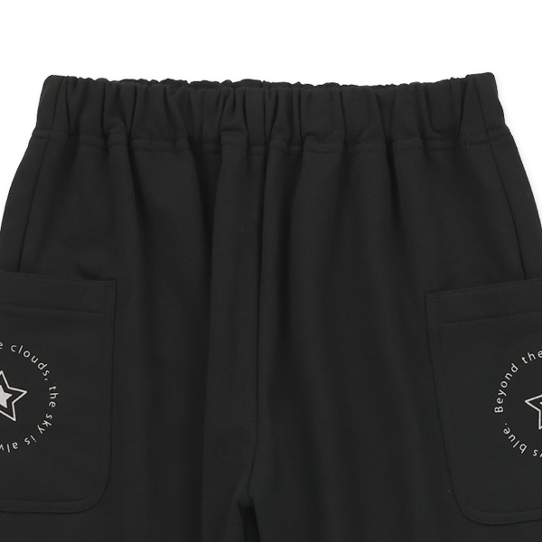 ミニ裏毛サイドポケット付きパンツ