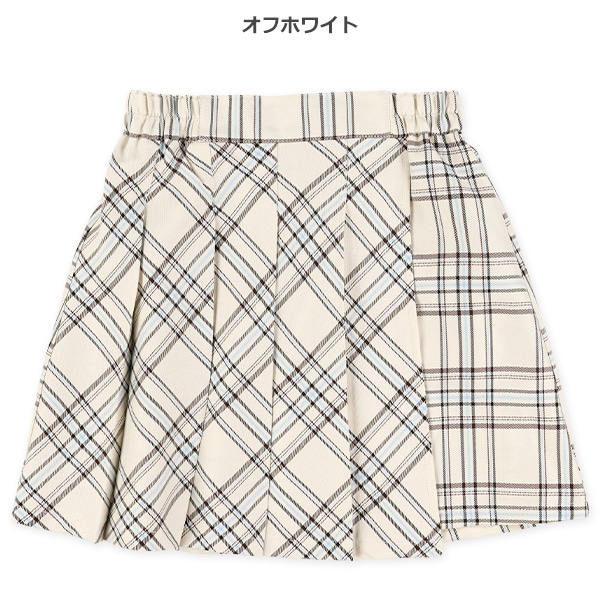 チェックプリーツスカート