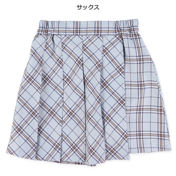 チェックプリーツスカート