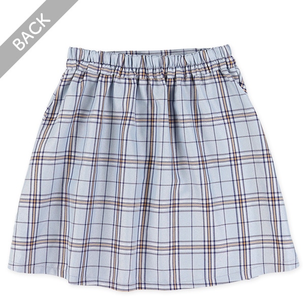 チェックプリーツスカート