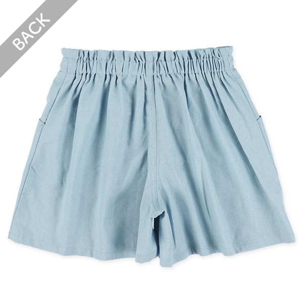 麻レーヨンキュロットパンツ