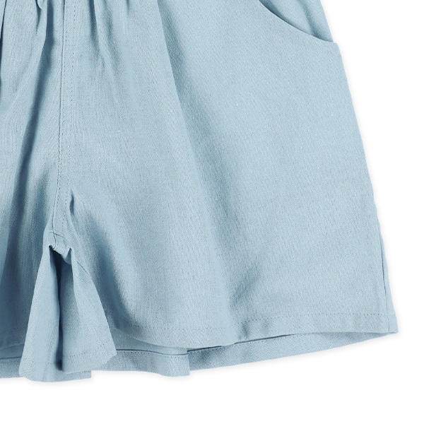 麻レーヨンキュロットパンツ