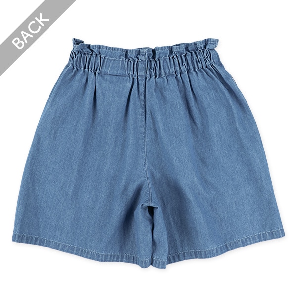 デニムキュロットパンツ