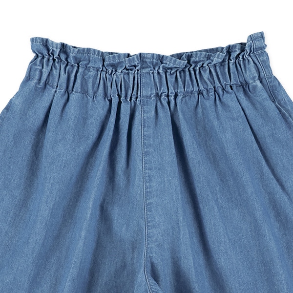 デニムキュロットパンツ