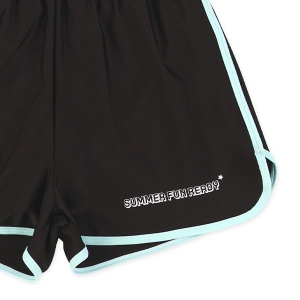 ロゴプリントセパレート水着