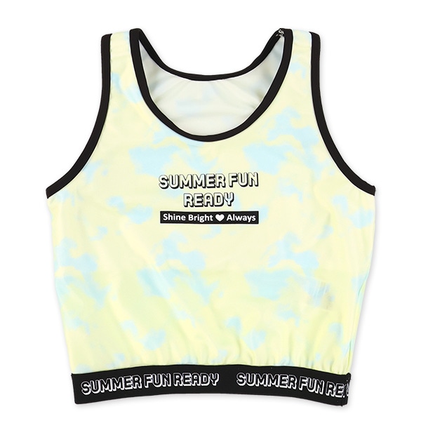 ロゴプリントセパレート水着