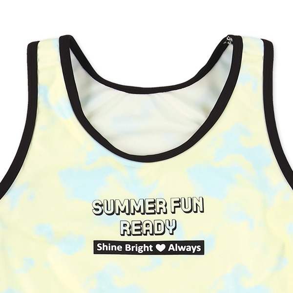 ロゴプリントセパレート水着