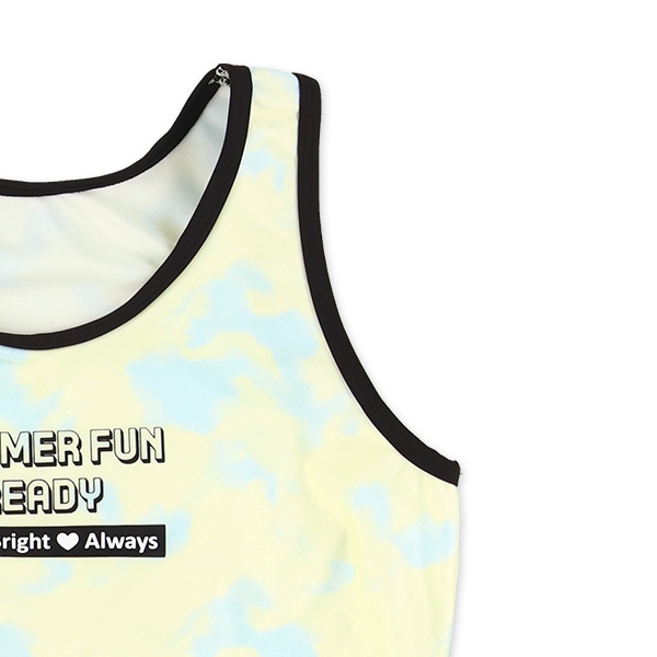 ロゴプリントセパレート水着