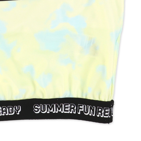 ロゴプリントセパレート水着