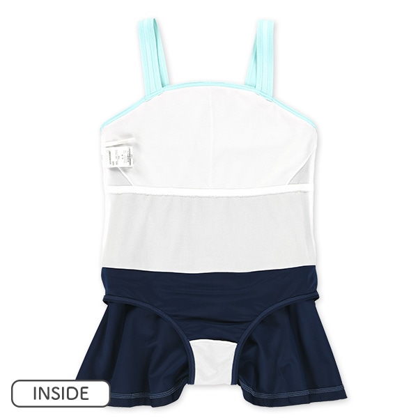 無地スカートワンピース水着