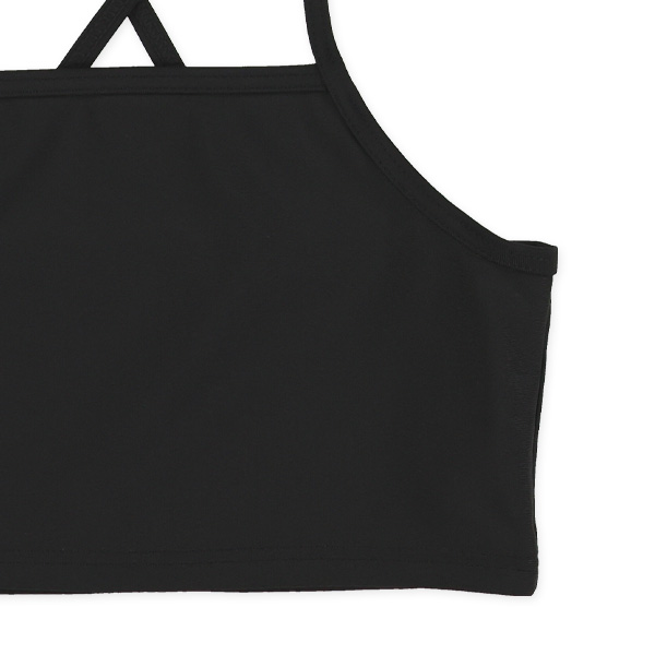 ロゴ半袖ラッシュガード&キャミセパレート水着