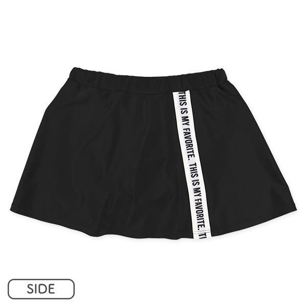 ロゴ半袖ラッシュガード&キャミセパレート水着