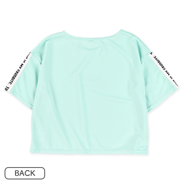 ロゴ半袖ラッシュガード&キャミセパレート水着