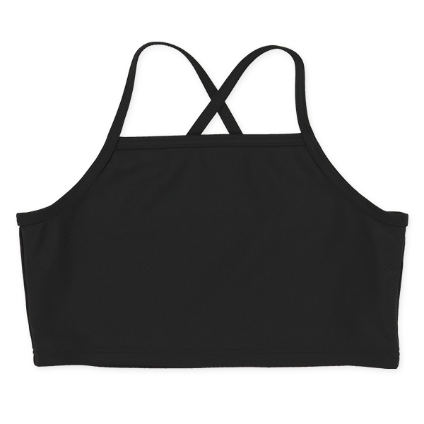 ロゴ半袖ラッシュガード&キャミセパレート水着