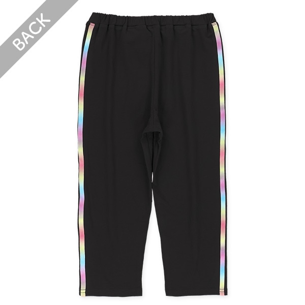 レインボー２本ラインレギンス