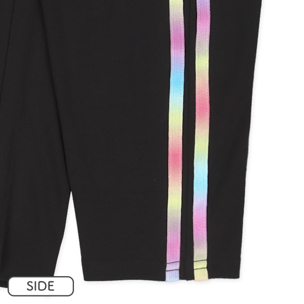 レインボー２本ラインレギンス