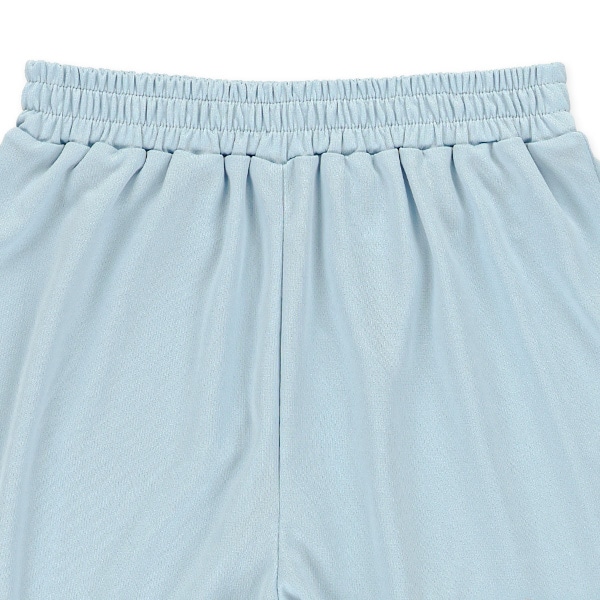 ポリエステルメッシュ裾ロゴショートパンツ