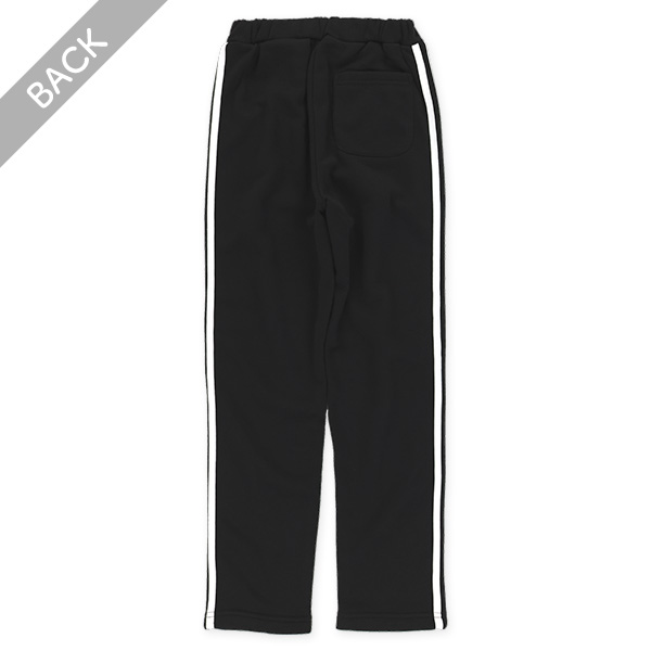 裏起毛サイド2ラインパンツ