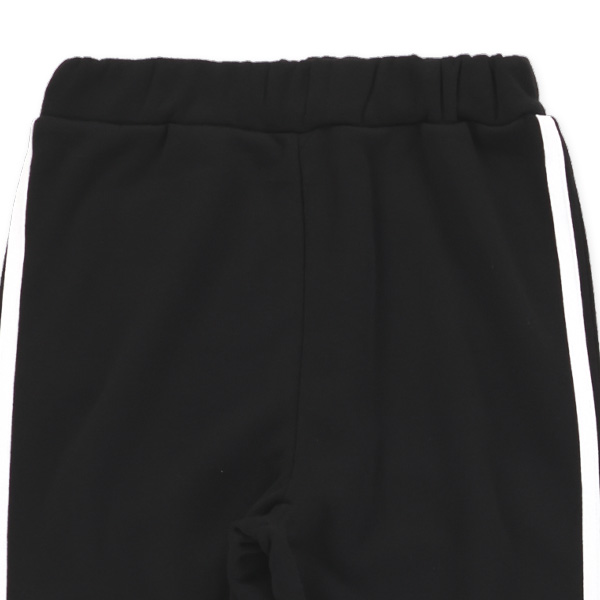 裏起毛サイド2ラインパンツ