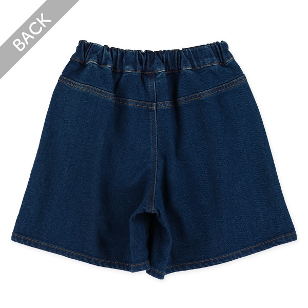 裏パウダー微起毛デニムショートパンツ