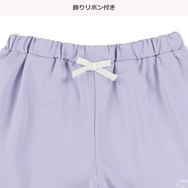 エステル裾ラインショートパンツ