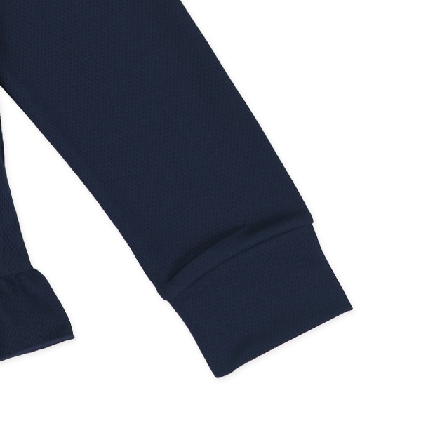 メッシュ裾フリルシンプルラッシュガード