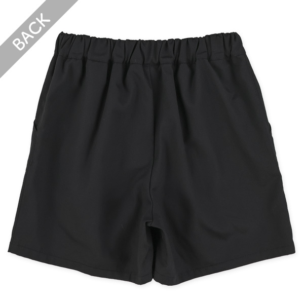 フロントジップツイルキュロットパンツ