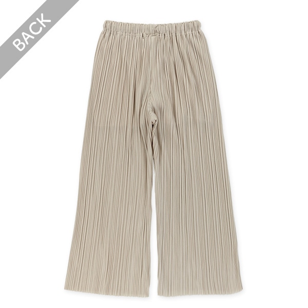 プリーツロングパンツ