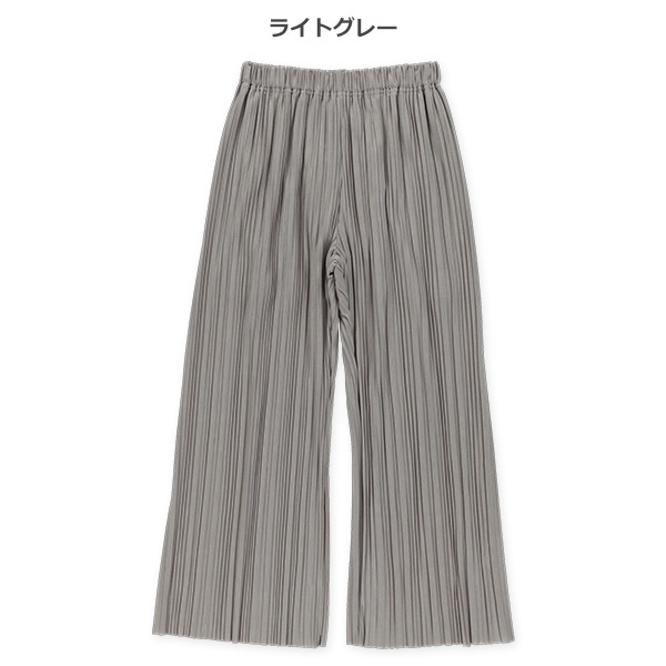 プリーツロングパンツ