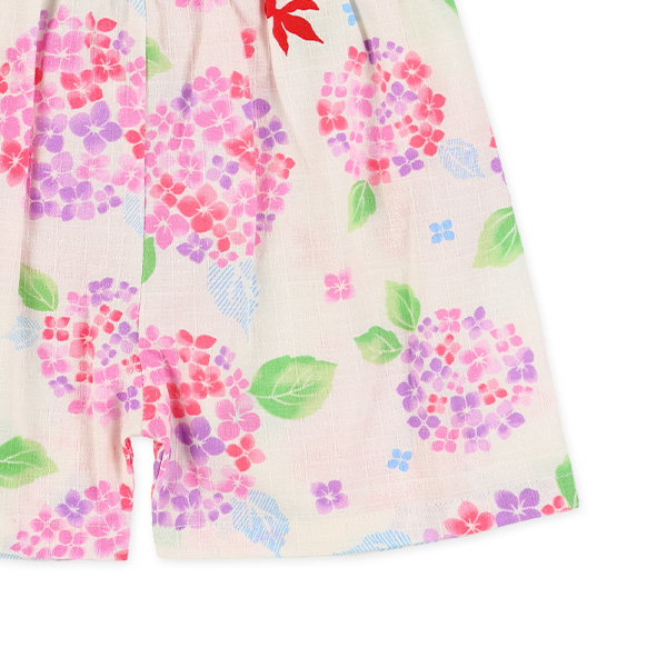 甚平（紫陽花・金魚）