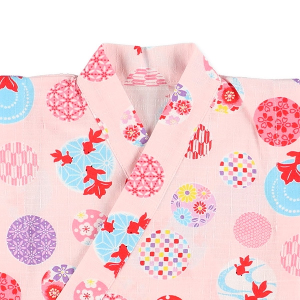 甚平（水玉・金魚）