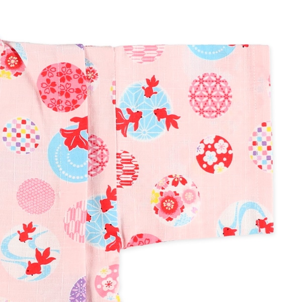 甚平（水玉・金魚）