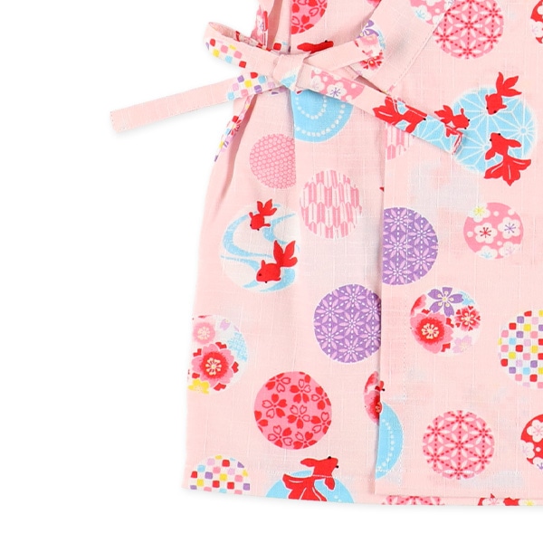 甚平（水玉・金魚）