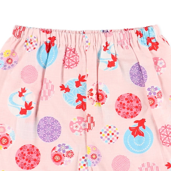 甚平（水玉・金魚）