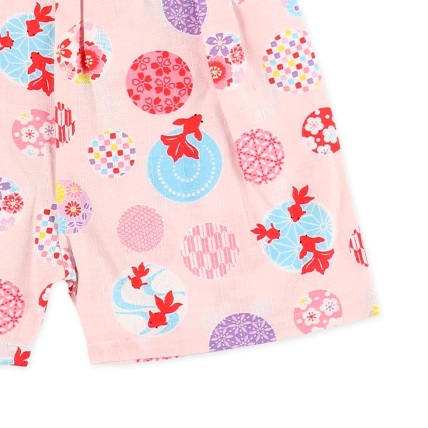 甚平（水玉・金魚）