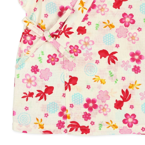 甚平（桜・金魚）