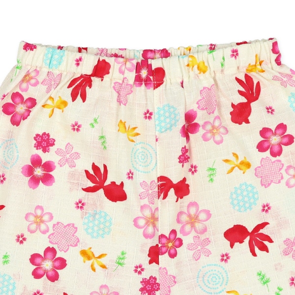 甚平（桜・金魚）