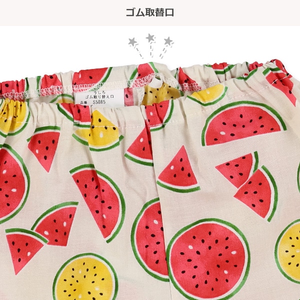 日本製 甚平（すいか）