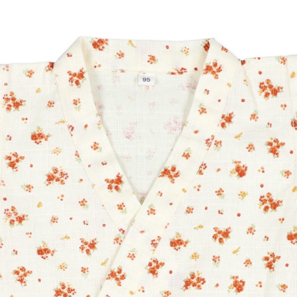 フリフリ甚平（小花柄）