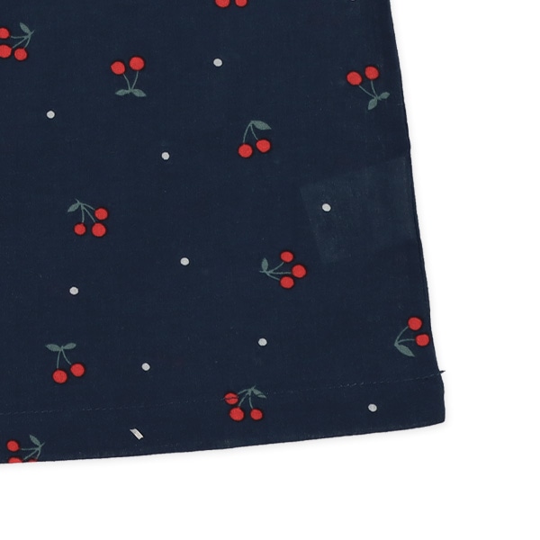 ラグラン半袖パジャマ（チェリー総柄）