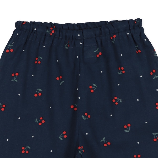 ラグラン半袖パジャマ（チェリー総柄）