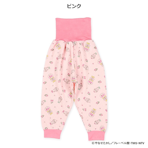 2枚組ソフトキルト腹巻付きどっちもまえスペアパンツ（アンパンマン）