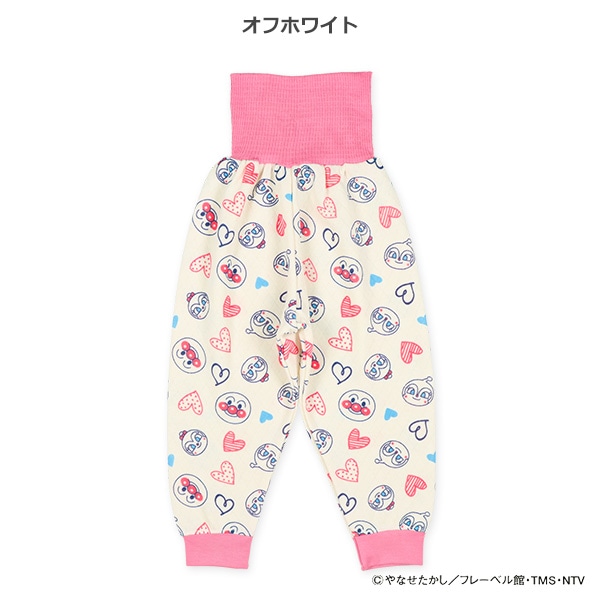 2枚組ソフトキルト腹巻付きどっちもまえスペアパンツ（アンパンマン）